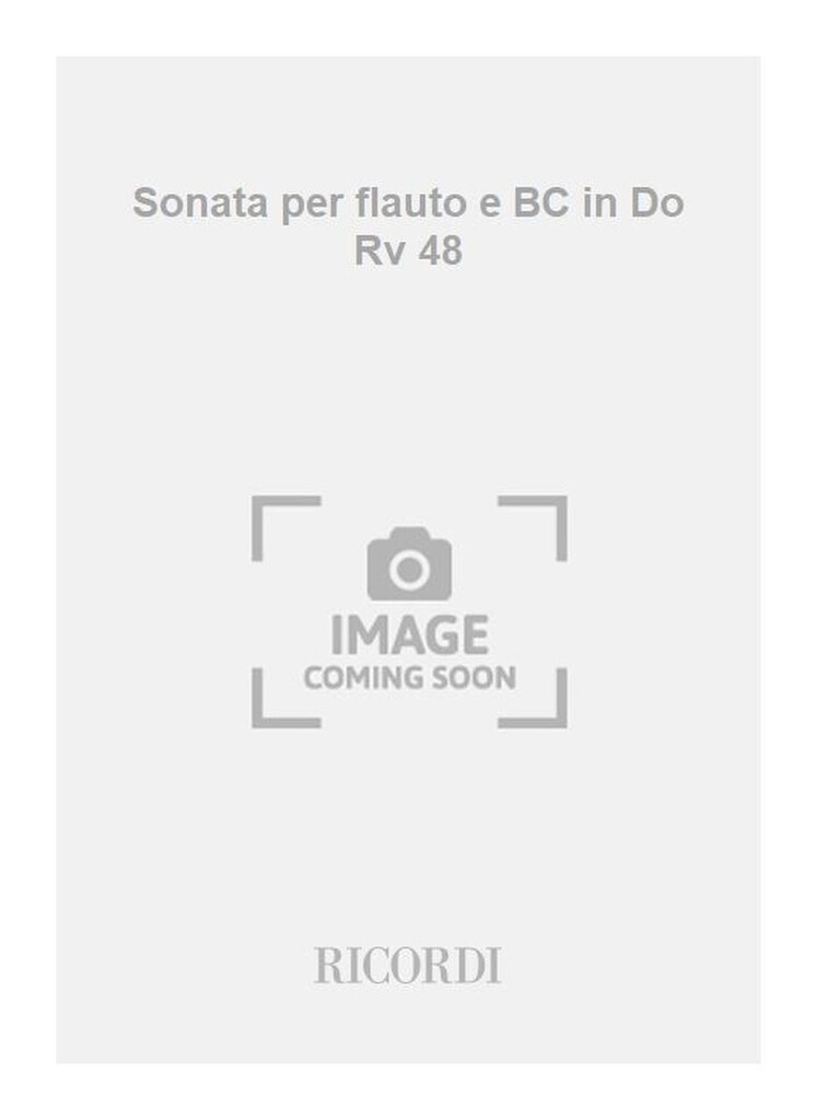 Sonate Per Strum. A Fiato E B.C.: